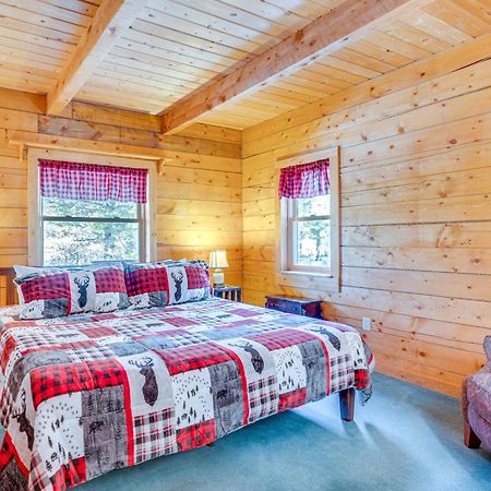 Secluded Black Hawk Log Cabin With Fire Pit! Eksteriør bilde