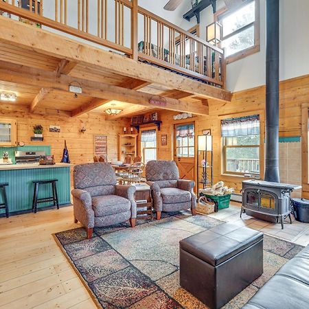 Secluded Black Hawk Log Cabin With Fire Pit! Eksteriør bilde