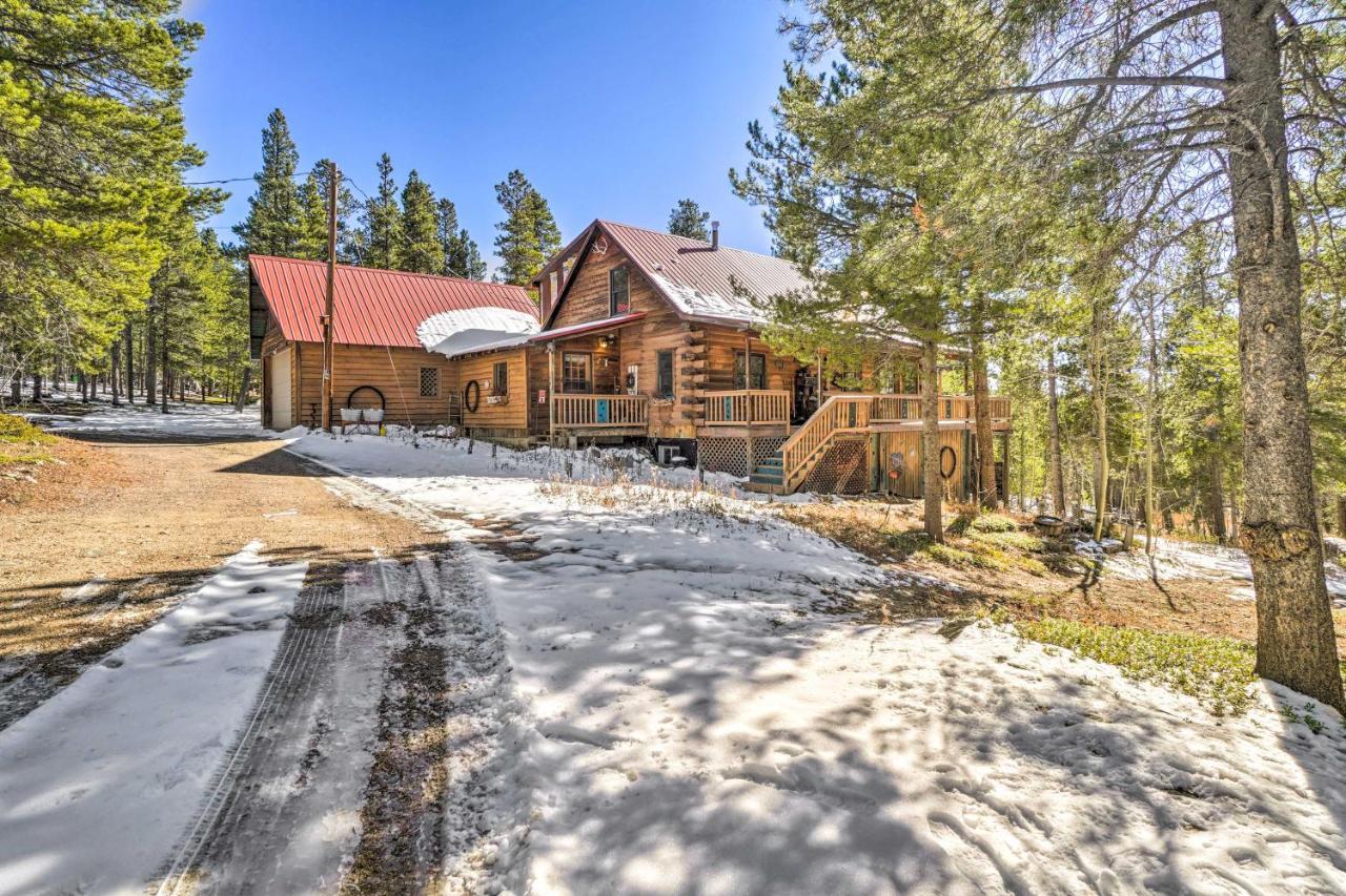 Secluded Black Hawk Log Cabin With Fire Pit! Eksteriør bilde