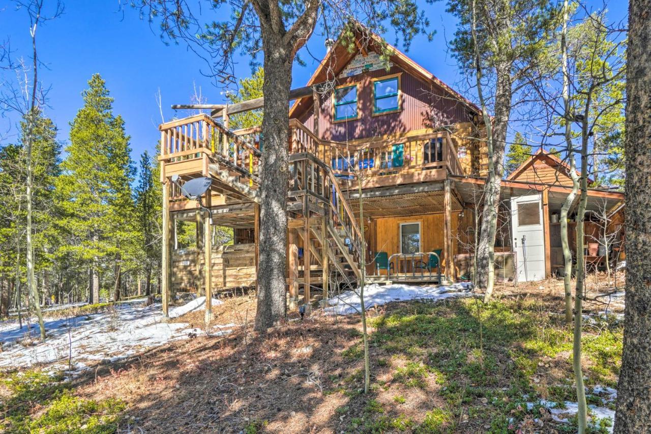 Secluded Black Hawk Log Cabin With Fire Pit! Eksteriør bilde