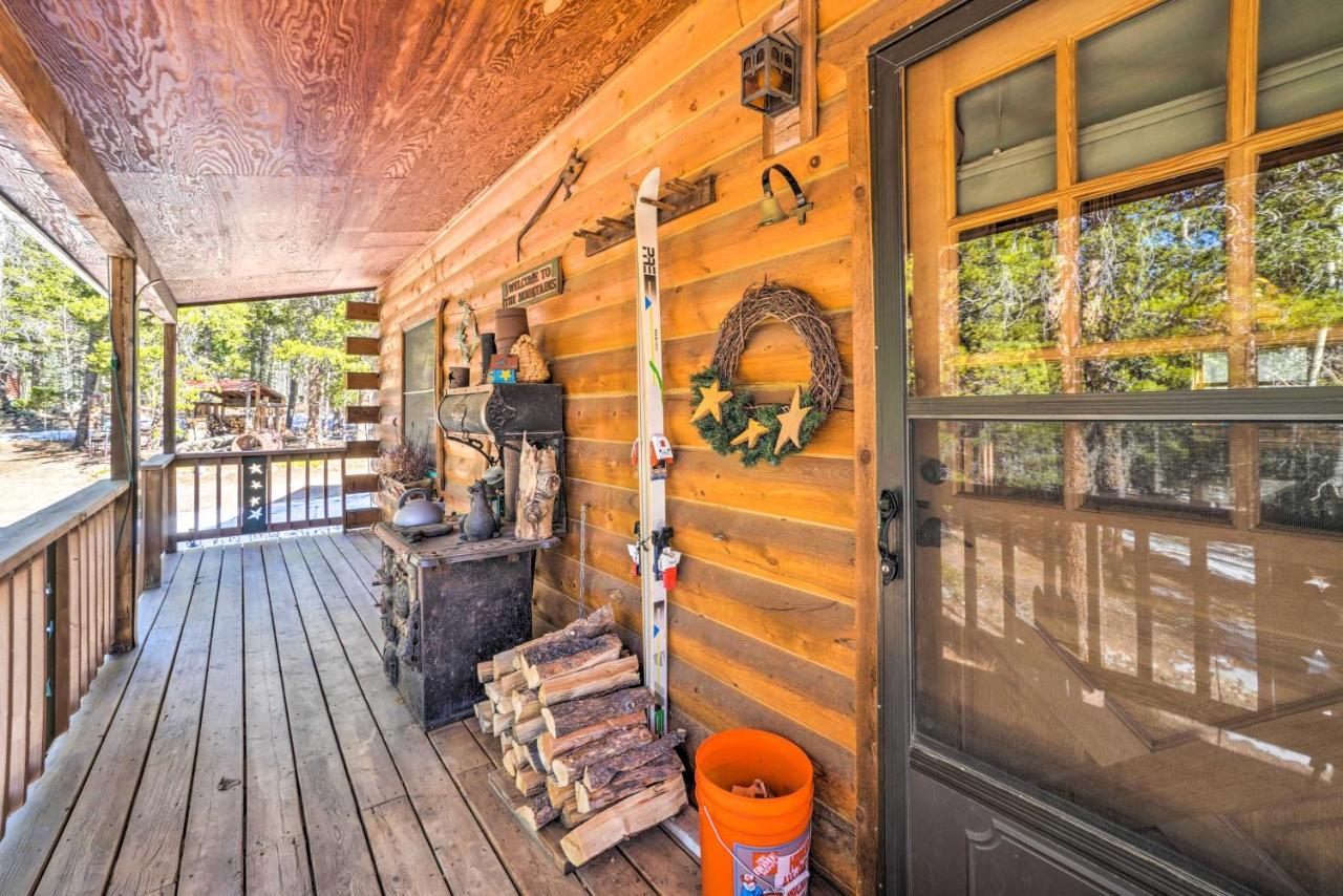 Secluded Black Hawk Log Cabin With Fire Pit! Eksteriør bilde