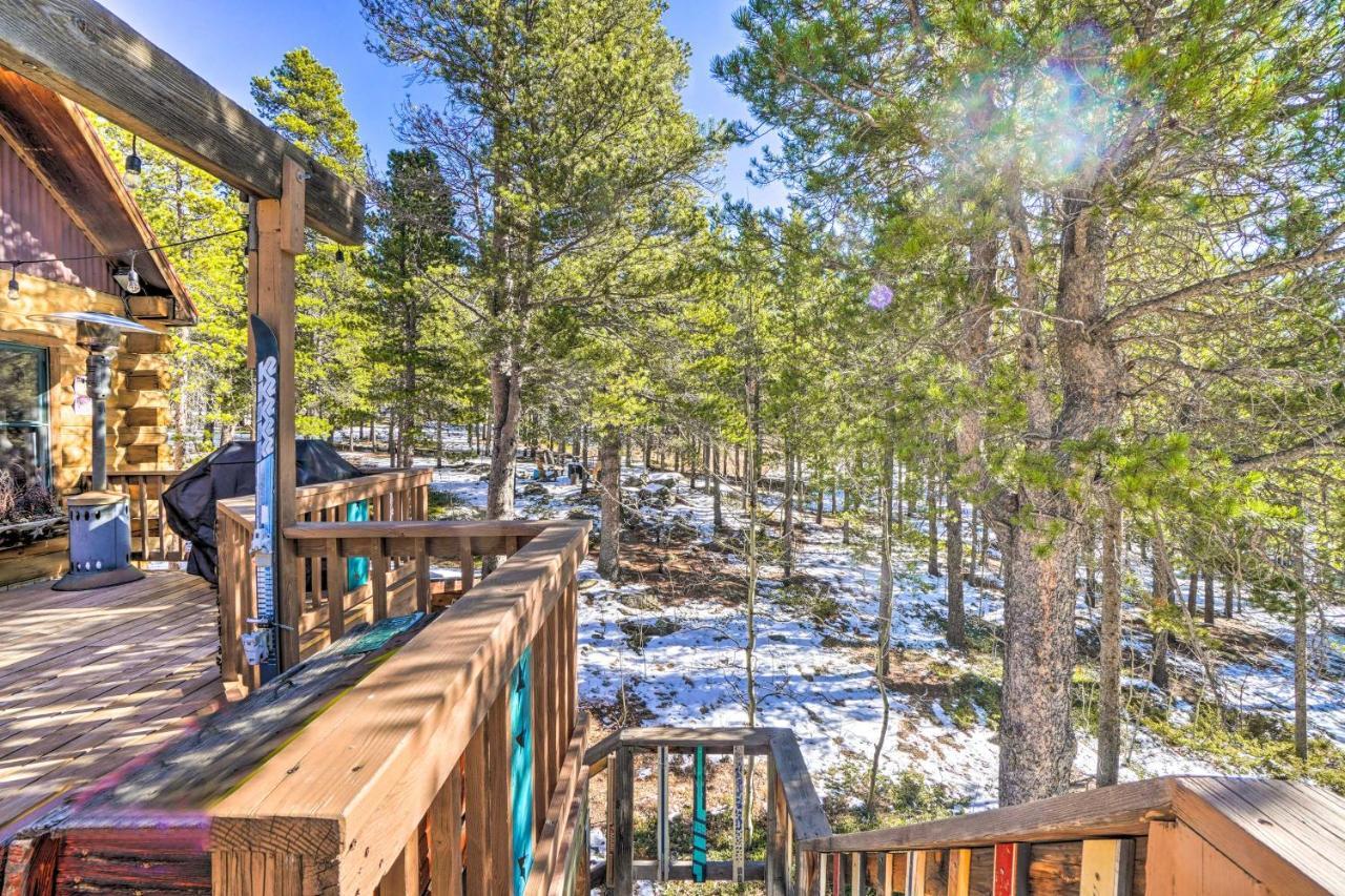 Secluded Black Hawk Log Cabin With Fire Pit! Eksteriør bilde