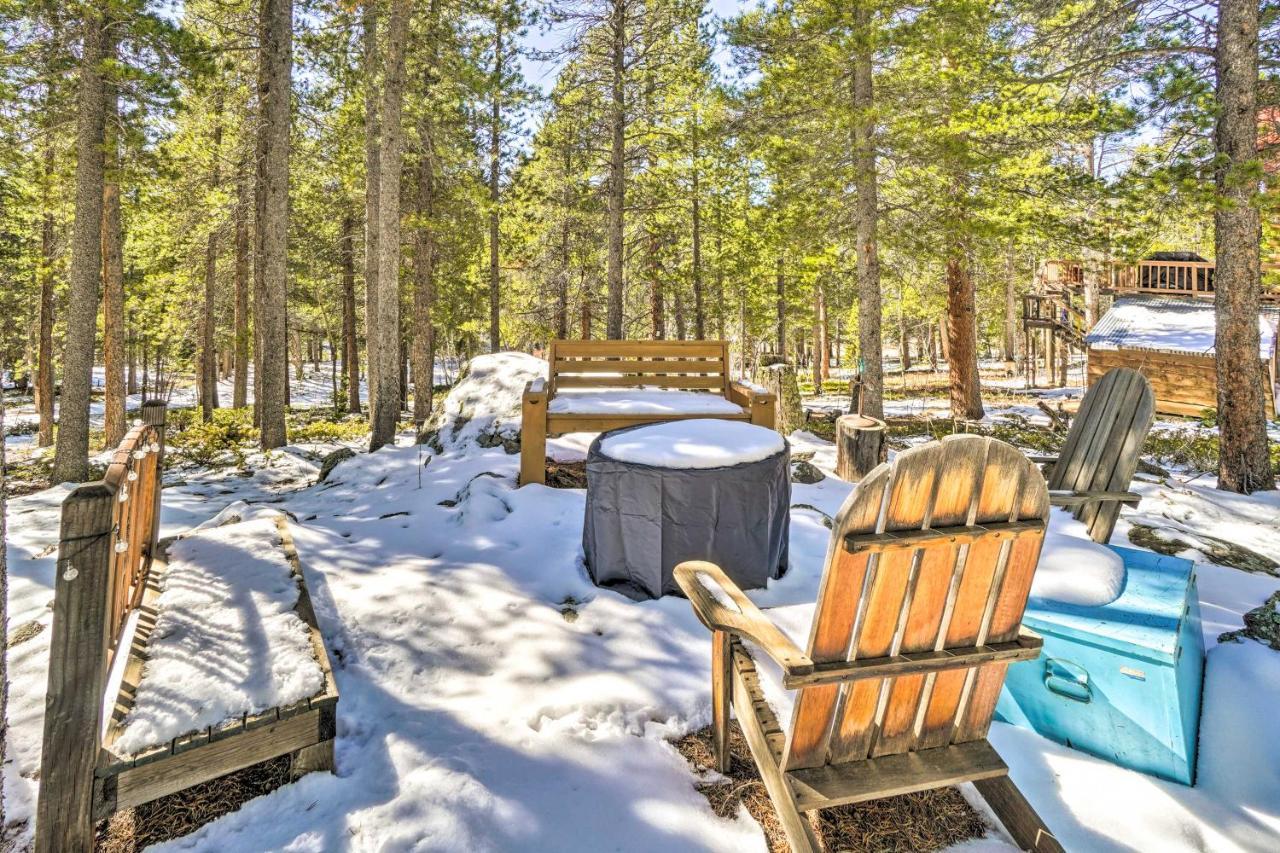 Secluded Black Hawk Log Cabin With Fire Pit! Eksteriør bilde