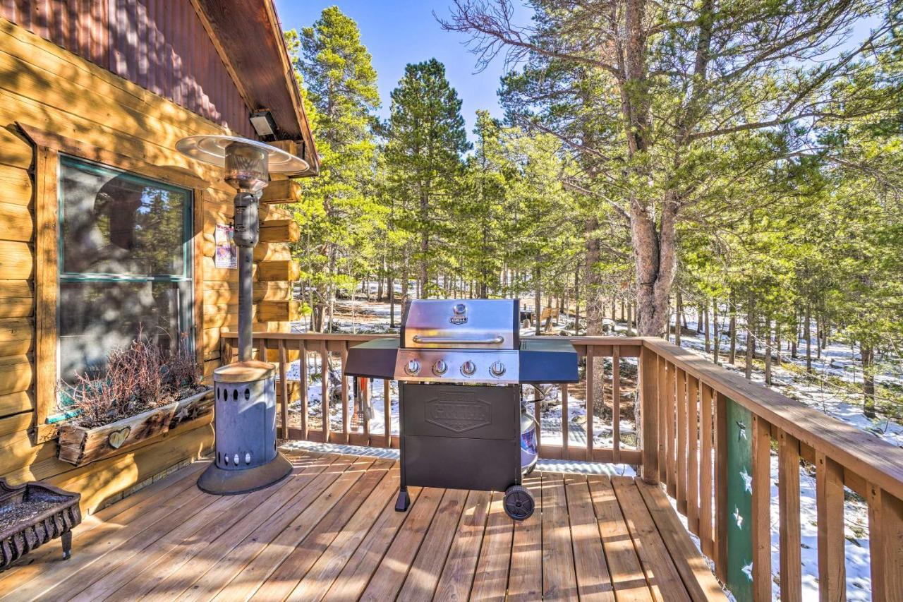 Secluded Black Hawk Log Cabin With Fire Pit! Eksteriør bilde