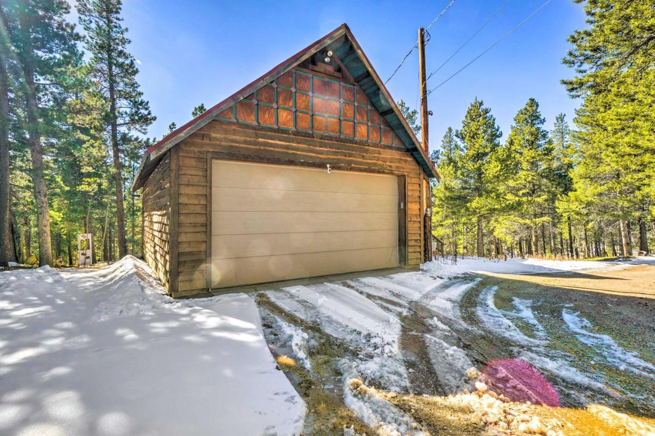 Secluded Black Hawk Log Cabin With Fire Pit! Eksteriør bilde